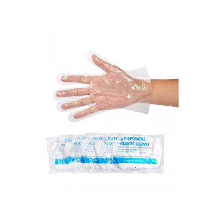 Vienkartinės pirštinės PE 100vnt L dydis