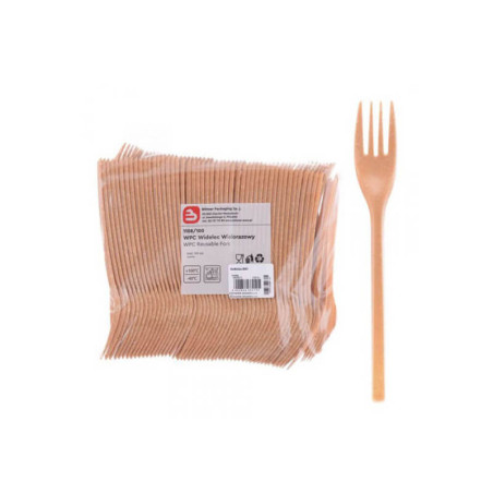 WPC šakutės rudos spalvos, 100vnt