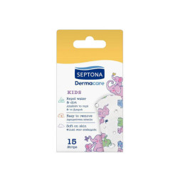 Vaikiški vandeniui atsparūs pleistrai Septona 15vnt