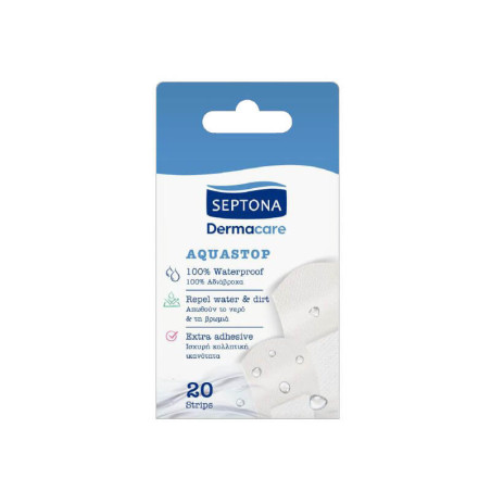 Vandeniui atsparūs pleistrai Septona 20vnt