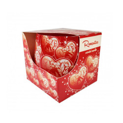 Kvepianti žvakė stikliniame indelyje Romantica