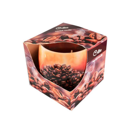 Kvepianti žvakė stikliniame indelyje Coffee