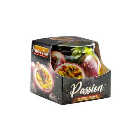 Kvepianti žvakė stikliniame indelyje Passion