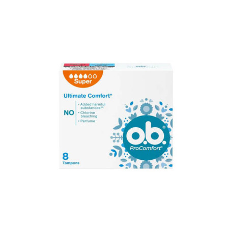 Tamponai O.B. ProComfort Super 8vnt