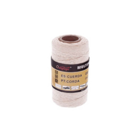 Virvė medvilninė baltos spalvos KLEBEK 50g