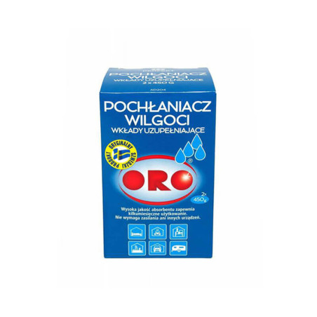 Drėgmės sugėriklio papildymai bekvapiai ORO 2x450g
