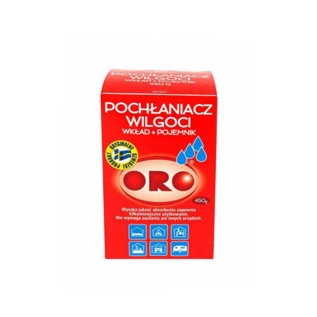 Drėgmės sugėriklis su indu bekvapis ORO 450g