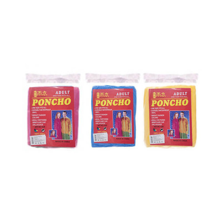 Apsiaustas nuo lietaus suaugusiems su spaudėmis 11428 1vnt