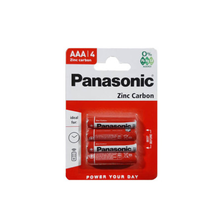 Elementai Panasonic R3 1,5V AAA BL 4vnt
