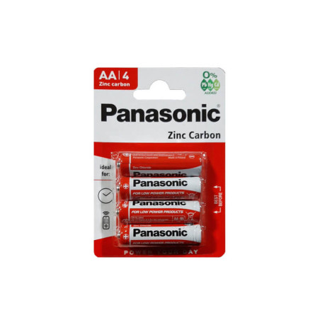 Elementai Panasonic R6 1,5V AA 4vnt