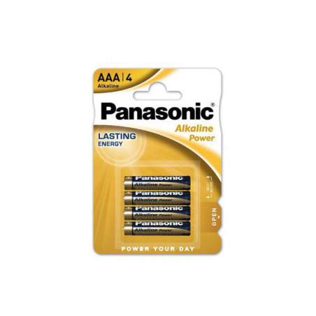 Elementai Panasonic Alkaline LR03/AAA 4vnt