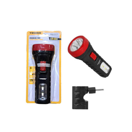 Žibintuvėlis Tiross su dirželiu TS2227 4+2 LED