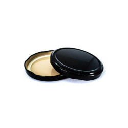 Užsukamas dangtelis juodos spalvos 82mm