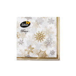 Stalo servetėlės SNAIGĖS 33x33cm, 3 sluoksniai 18vnt