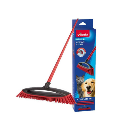 Šepetys su guminiais šereliais VILEDA Pet Pro