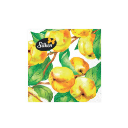 Stalo servetėlės Decor Obuoliai/Svarainiai 33x33cm, 3 sluoksniai, 18vnt