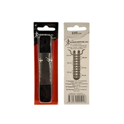 Batraiščiai platūs juodos spalvos 105cm