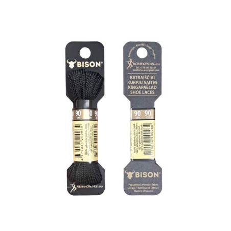 Batraiščiai platūs juodos spalvos 90cm