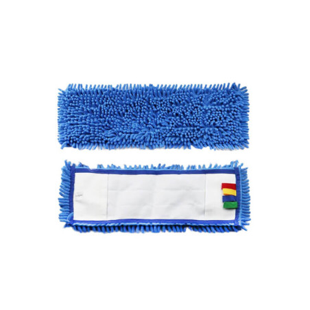 Mikropluošto šepečio dangalas Chenile Mėlynos spalvos 40cm