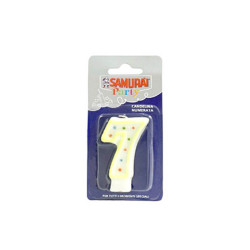 Gimtadienio žvakutė Samurai nr.7