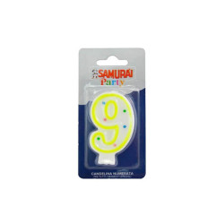 Gimtadienio žvakutė Samurai nr.9