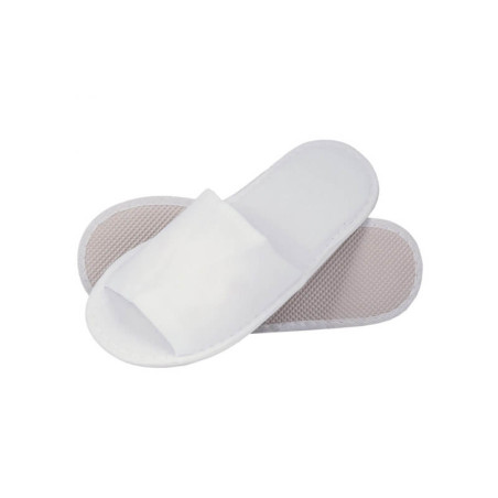 Vienkartinės baltos šlepetės atviros, NAP 3mm