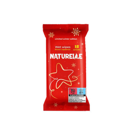 Drėgnos servetėlės  Naturelle Flame 15vnt
