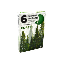 Arbatinės kvepiančios žvakutės Forest 6vnt