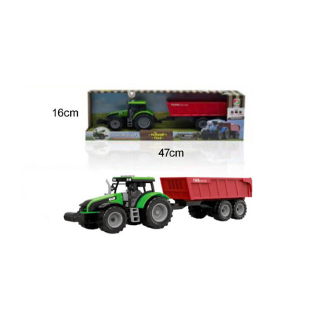 Traktorius su priekaba su šviesos ir garso efektais 550-49J