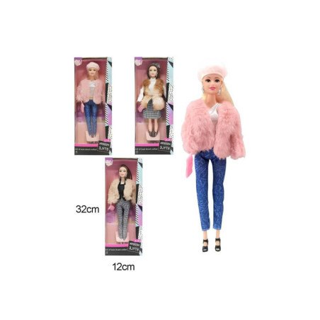 Lėlė Fashion su kailiniais 32cm G200680