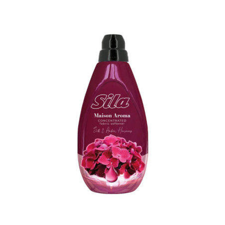 Koncentruotas skalbinių minkštiklis SILA Silk&Amber Harmony 800ml