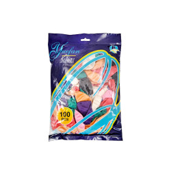 Balionai perlamutriniai MIX 100vnt