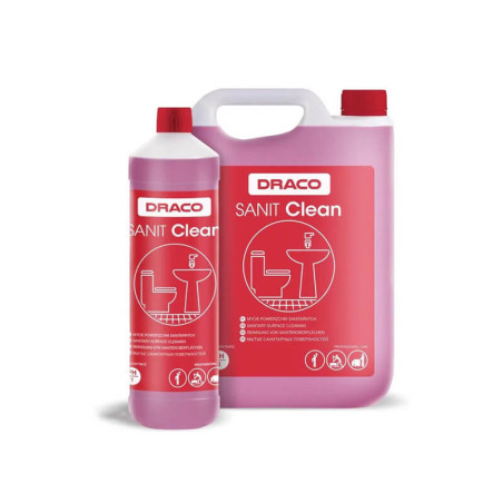 Rūgštinis - sanitarinis ploviklis Draco Sanit Clean 5L