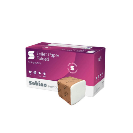 Tualetinis popierius V forma, 300 lapelių, 2 sluoksniai, celiuliozė