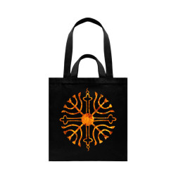 Didelis juodos spalvos krepšys Sun su dvigubomis rankenomis