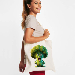 Medžiaginis maišelis neutralios spalvos Brokolis