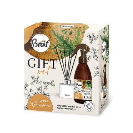 Oro gaiviklio BRAIT rinkinys Woody Whispers 100ml + 325ml