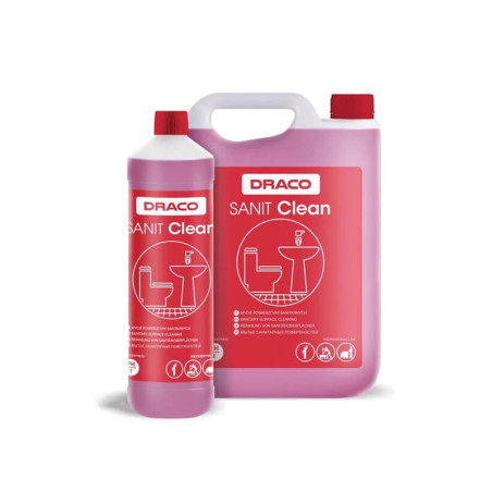 Rūgštinis - sanitarinis ploviklis Draco Sanit Clean 5L