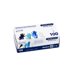 Vienkartinės nitrilinės pirštinės TOPGLOVE M dydis, mėlynos spalvos 100vnt