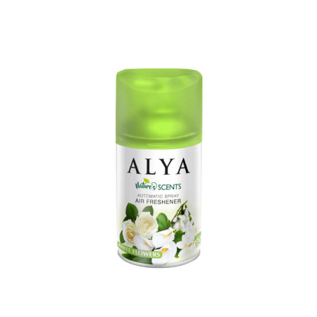Automatinio oro gaiviklio ALYA pakeitimas White Flowers 250ml