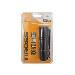 Prožektorius su elementais (3*AAA), 9 LED, TS-733