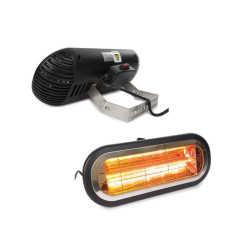 Terasos šildytuvas PEREL infraraudųjų spindulių 2000W PHP2000