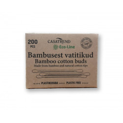 Bambukiniai higieniniai vatos pagaliukai Casatrend Eco-Line 200vnt