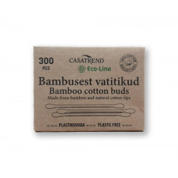 Bambukiniai higieniniai vatos pagaliukai Casatrend Eco-Line 300vnt