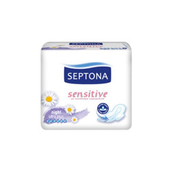 Higieniniai paketai Septona Sensitive Night plus 8vnt