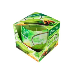 Kvepianti žvakė stikliniame indelyje Green Tea