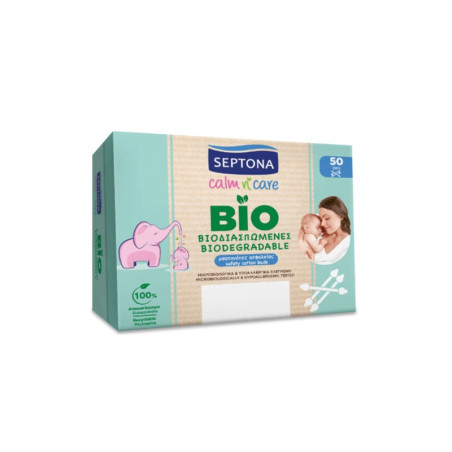 Higieniniai pagaliukai vaikams Septona BIO 50vnt