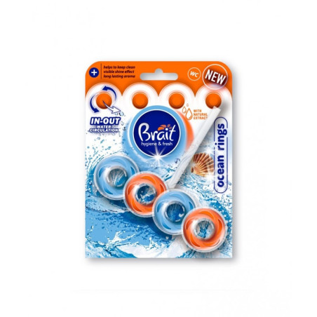 Pakabinamas WC valiklis - gaiviklis Brait Ocean Rings 40g