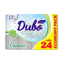 Soffione DIVO Bianco tualetinis popierius, 24 rulonėliai, 3 sluoksniai, celiuliozė