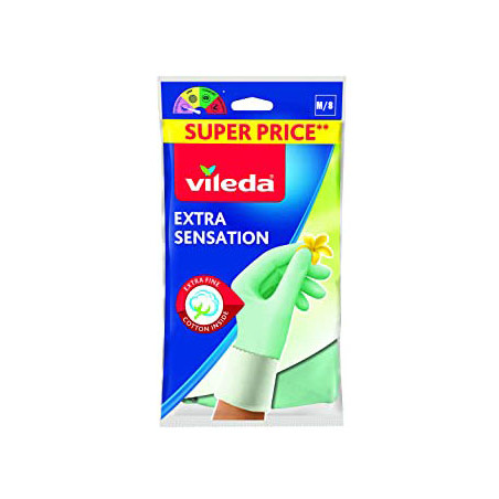 Pirštinės Vileda Extra Sensation M/8 dydis